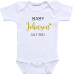 Daiichiban Designs Custom pregnancy announcement shirt baby reveal ideas