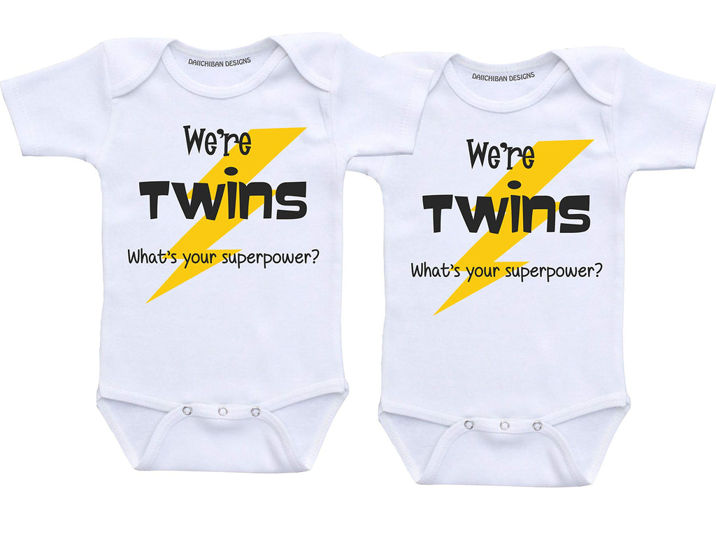 Daiichiban Designs Baby twin outfits twins baby clothes