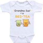 Daiichiban Designs Customized Baby Clothes Grandma is My Bestie Infant Bodysuit
