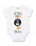 Personalized baby boy clothes with name Lion themed baby clothes