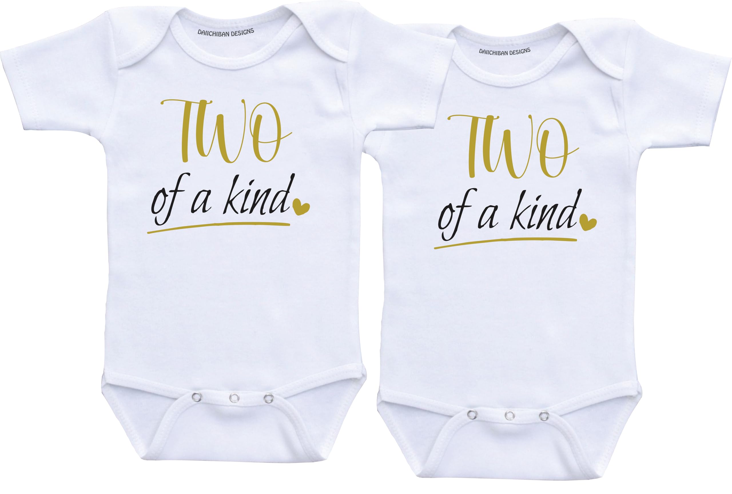 Daiichiban Designs Twin boy girl matching outfits twins baby gifts