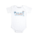 Daiichiban Designs Police Officer’s Daughter Baby Bodysuit – Law Enforcement Outfit Girl