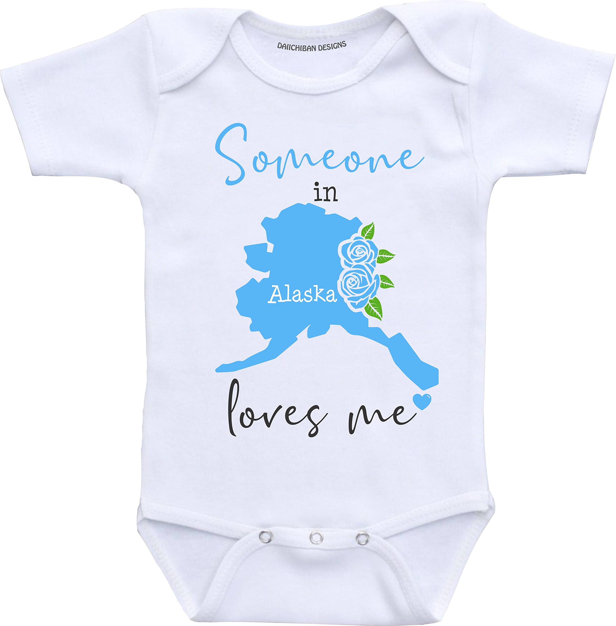 Daiichiban Designs Someone in Colorado loves me baby gifts customizable
