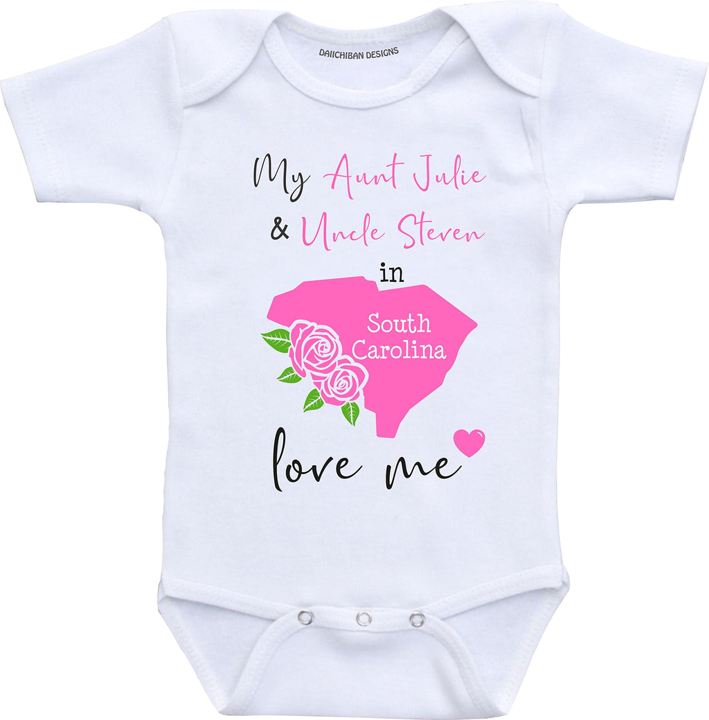 Daiichiban Designs Custom Aunt and Uncle baby gifts New York baby clothes