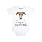 Greyhound Baby clothes dog theme Personalized dog baby outfit