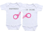 Daiichiban Designs Partners in Crime Twin baby clothes