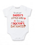 Daiichiban Designs Dad is a doctor baby clothes romper bodysuits