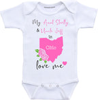 Daiichiban Designs Custom Aunt and Uncle baby gifts North Carolina baby clothes