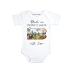 Daiichiban Designs Personalized Baby Bodysuit – “Made in Pennsylvania with Love” with Custom State Option