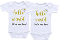 Daiichiban Designs Twins baby gifts for boys twin baby clothes for girls