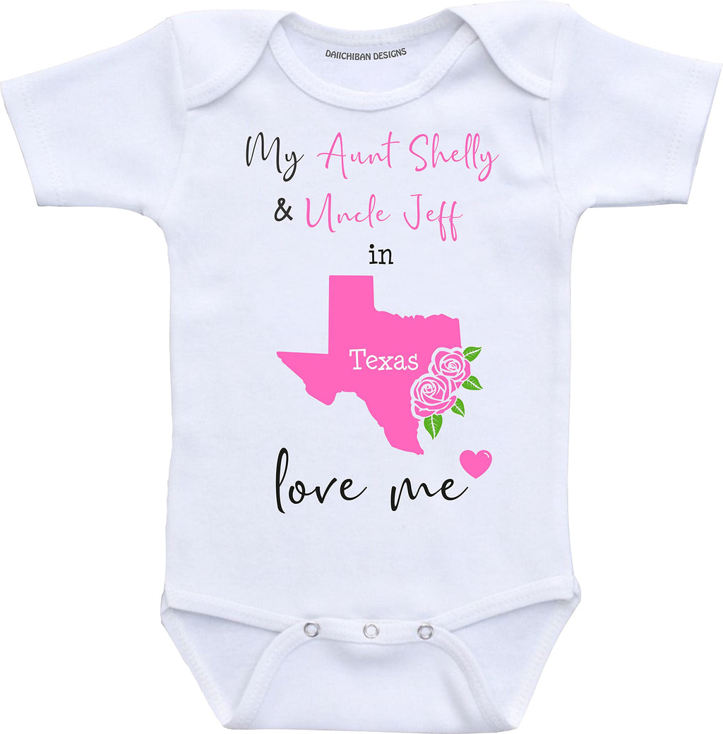 Daiichiban Designs Custom Aunt and Uncle baby gifts Rhode Island baby clothes