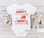 My Daddy is a Nurse Baby Outfit (24 Months) White
