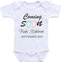 Daiichiban Designs Custom Pregnancy Announcement Grandparents Coming Soon Personalized baby reveal gifts