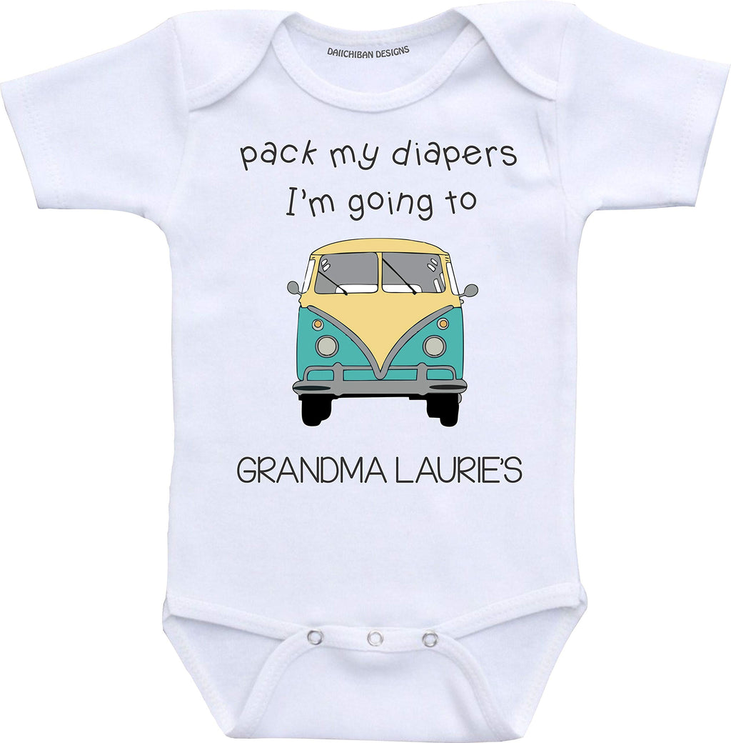 Daiichiban Designs Grandma custom for baby gifts from nana