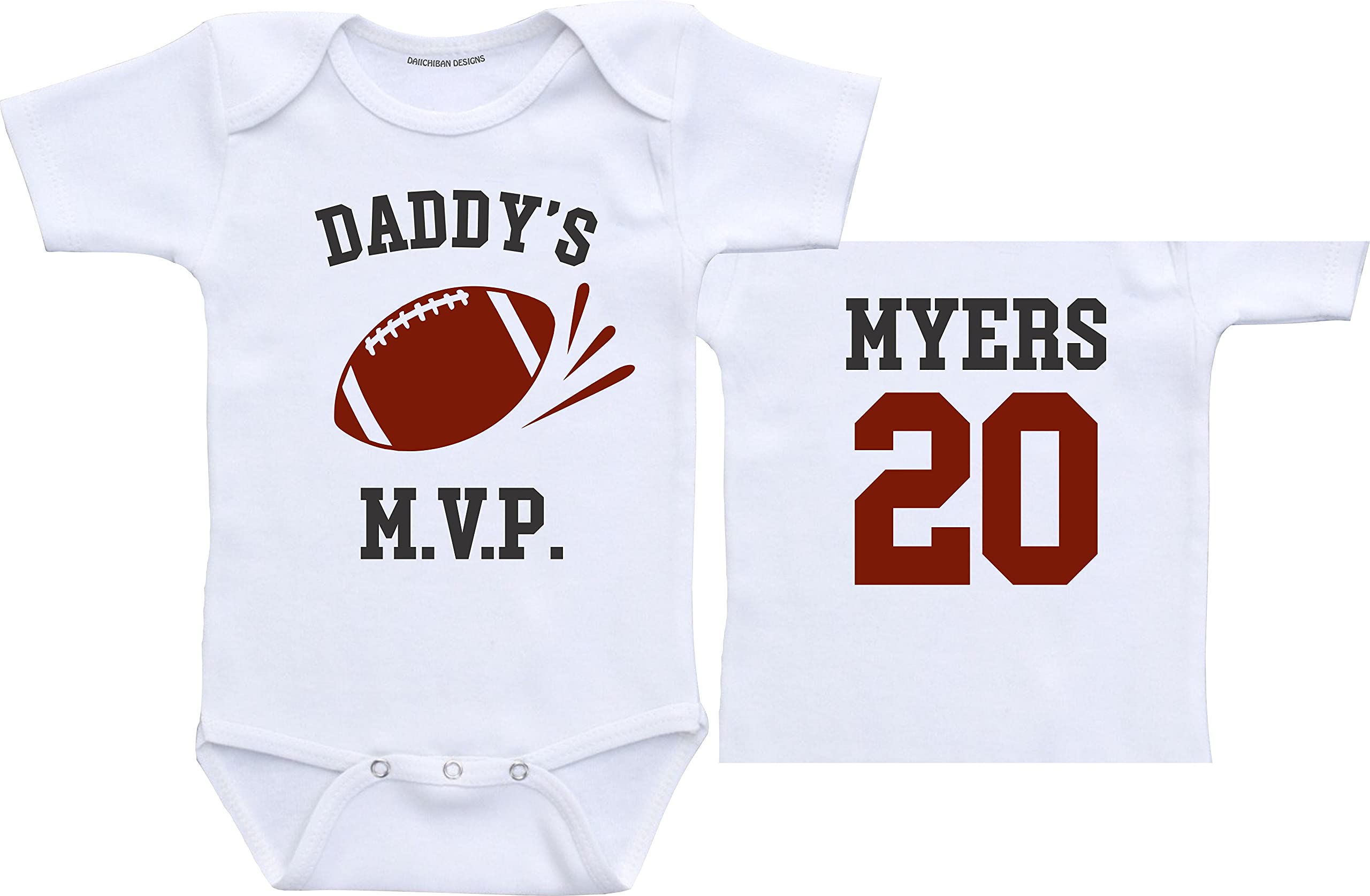 Daiichiban Designs Football baby clothes boy