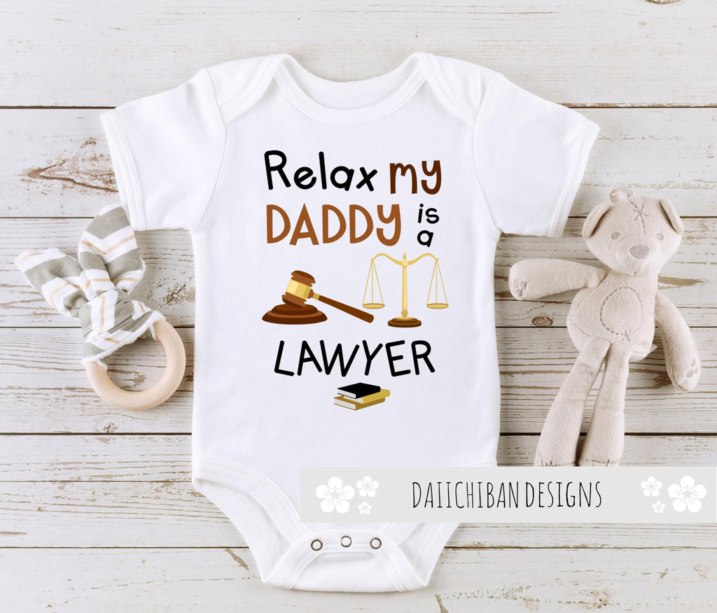 Daiichiban Designs Lawyer baby outfit