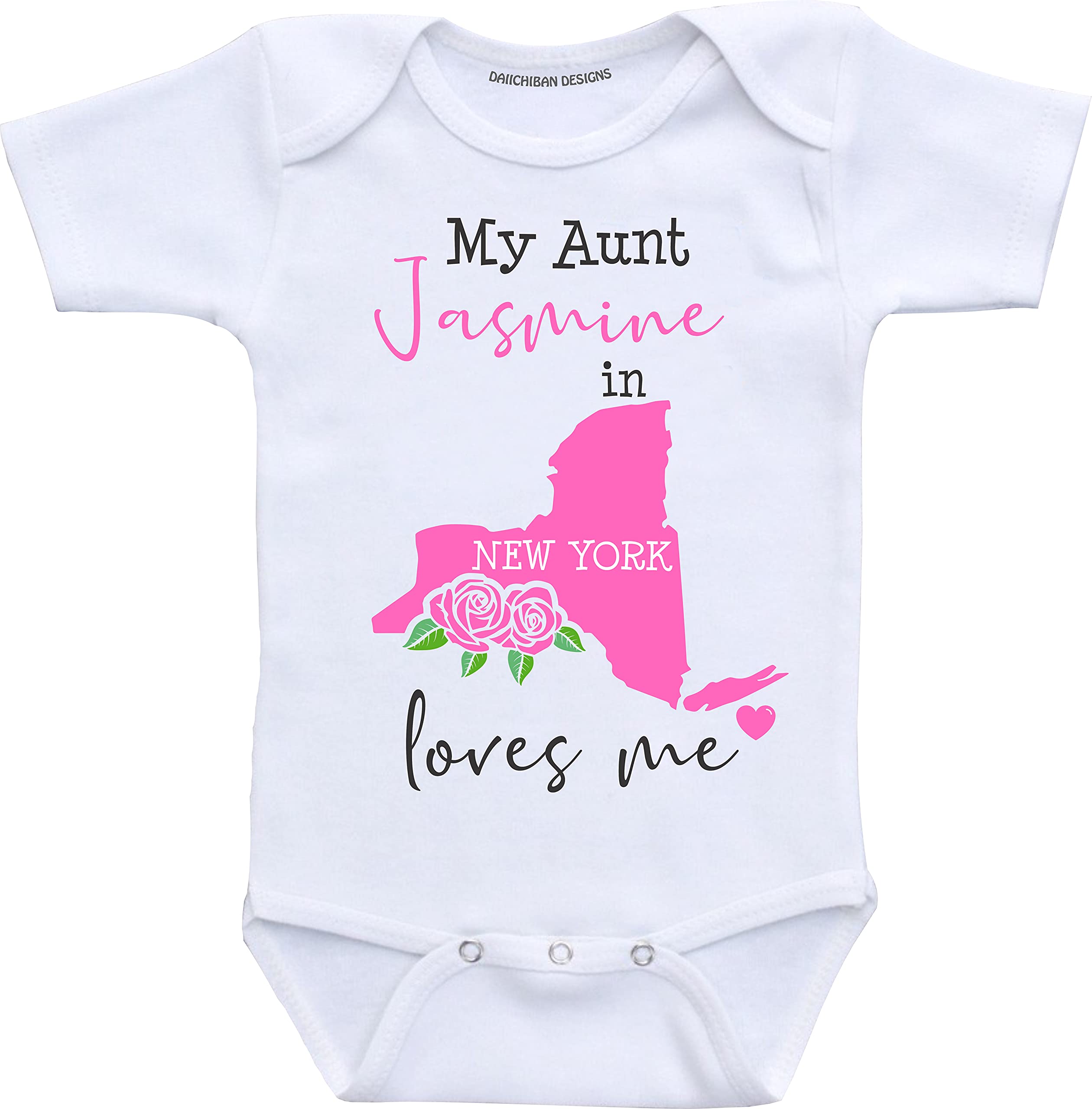 Daiichiban Designs Custom Aunt baby girl clothes