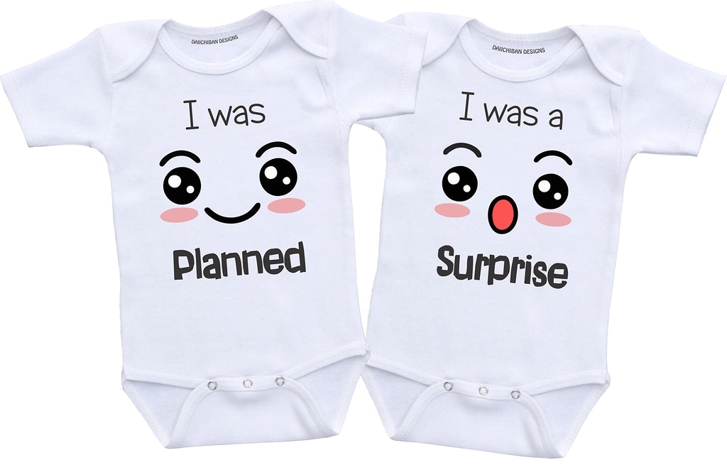 Funny Twin outfits for boy and girl Twins