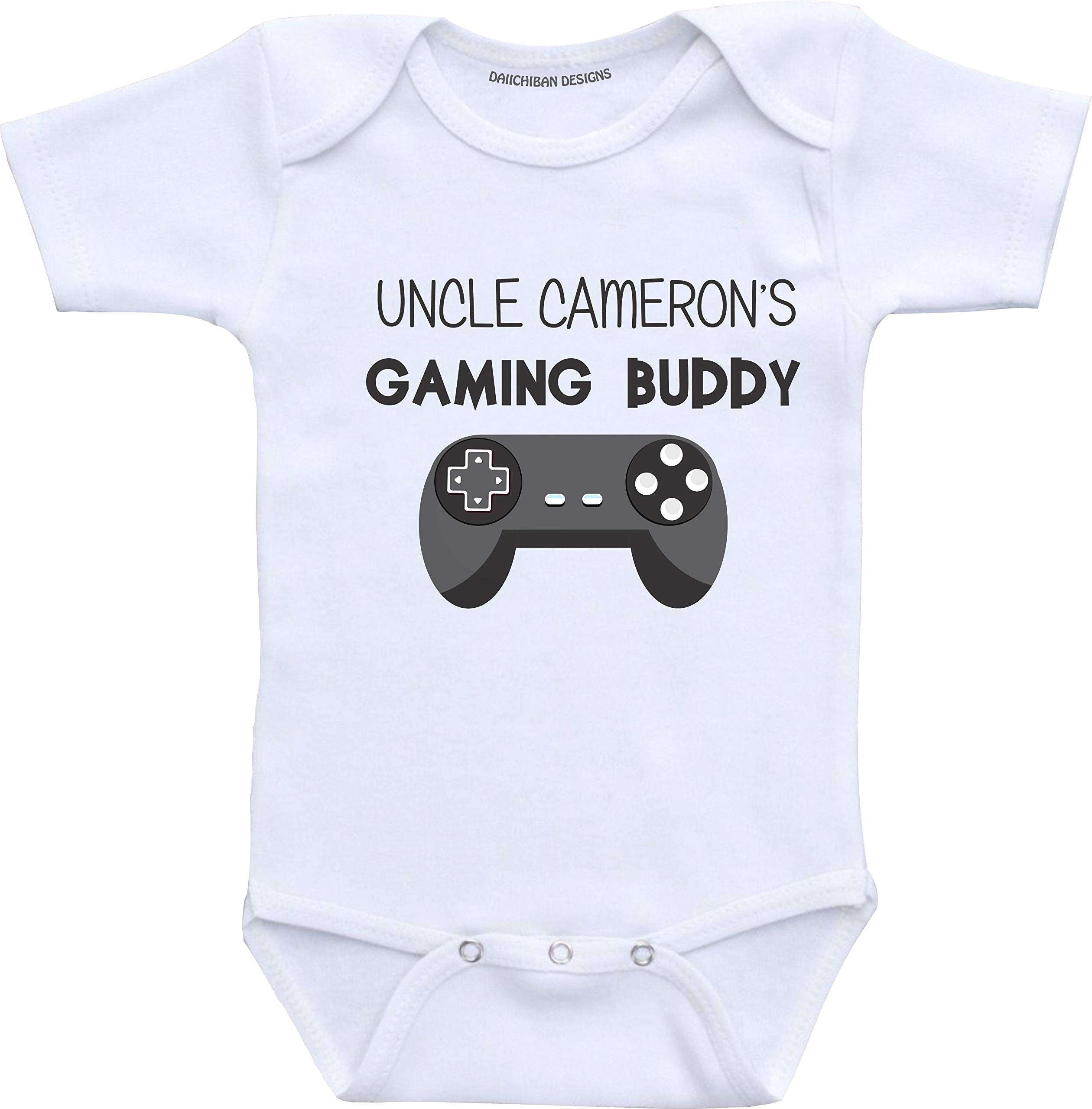 Custom Uncle Baby Clothes Gaming Buddy Infant Onesie