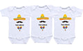 Tres Amigos Triplets Baby Clothes Infant Bodysuits