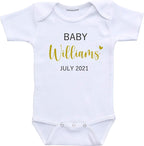 Daiichiban Designs Custom pregnancy announcement shirt baby reveal ideas