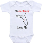 Daiichiban Designs My Aunt in Colorado loves me customized Auntie baby clothes