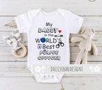 Daiichiban Designs My daddy is a police officer baby clothes