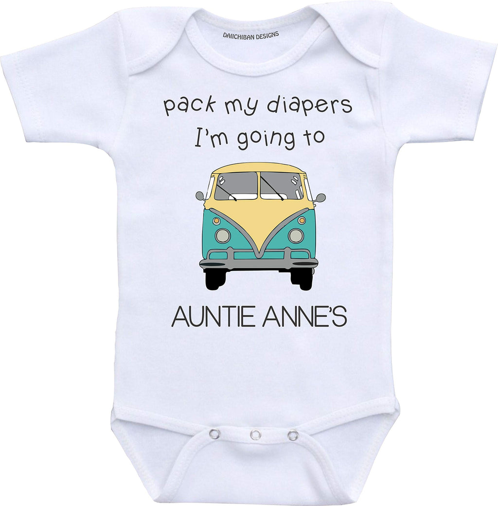 Daiichiban Designs Aunt baby clothes Custom baby gifts from Aunt