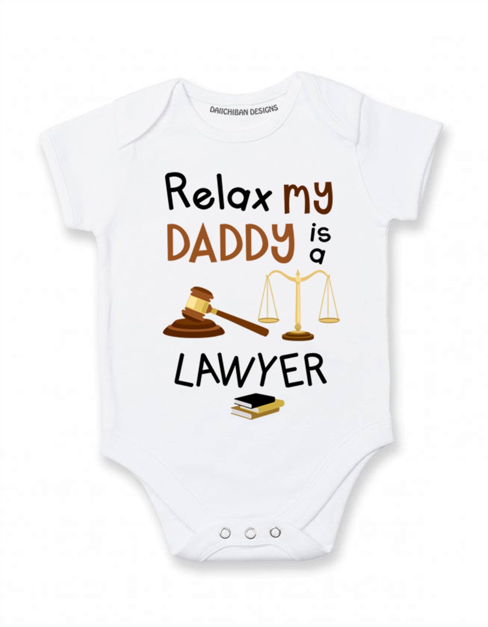 Daiichiban Designs Lawyer baby outfit