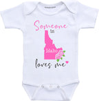 Daiichiban Designs Someone in Colorado loves me baby gifts customizable