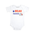 Relax my Mommy is a Paramedic baby outift My mommy saves lives baby clothes