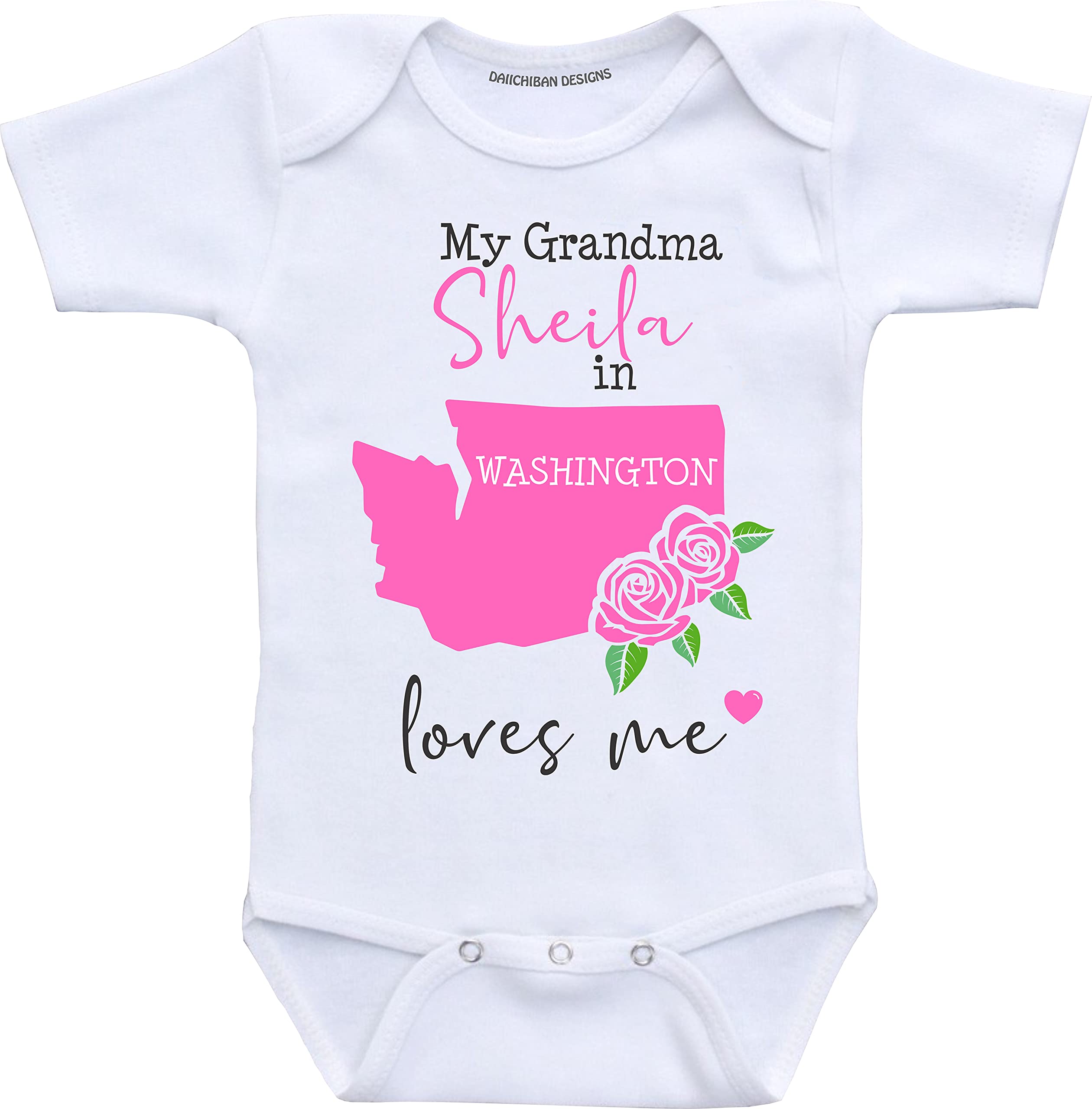 Daiichiban Designs Custom Grandma baby girl clothes