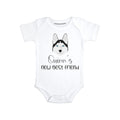 Personalized Dog baby bodysuit Husky baby clothes