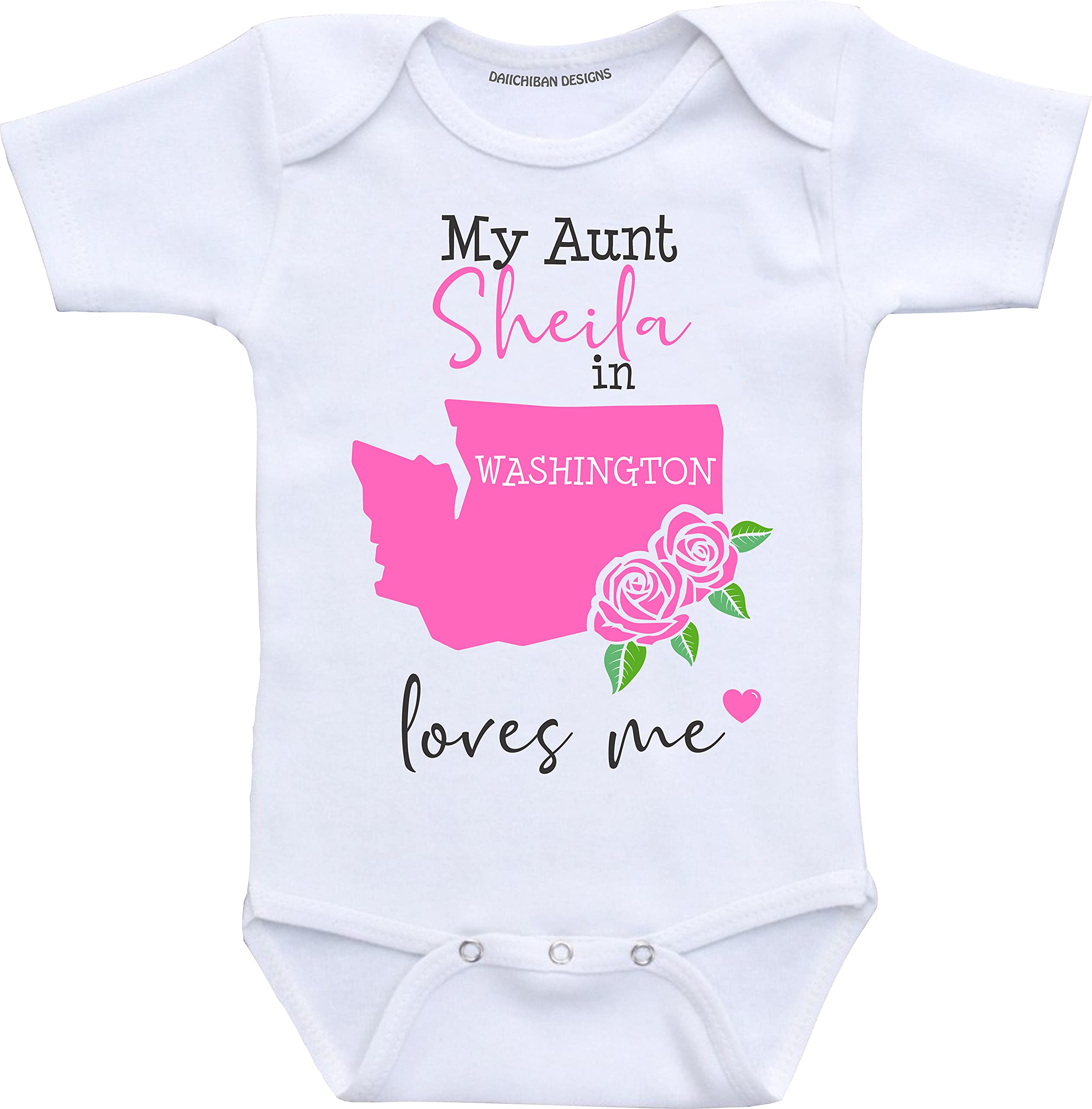 Daiichiban Designs Custom Aunt baby girl clothes