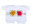 Peanut Butter and Jelly Twin Baby Outfits Gifts for Twins boy and Girl