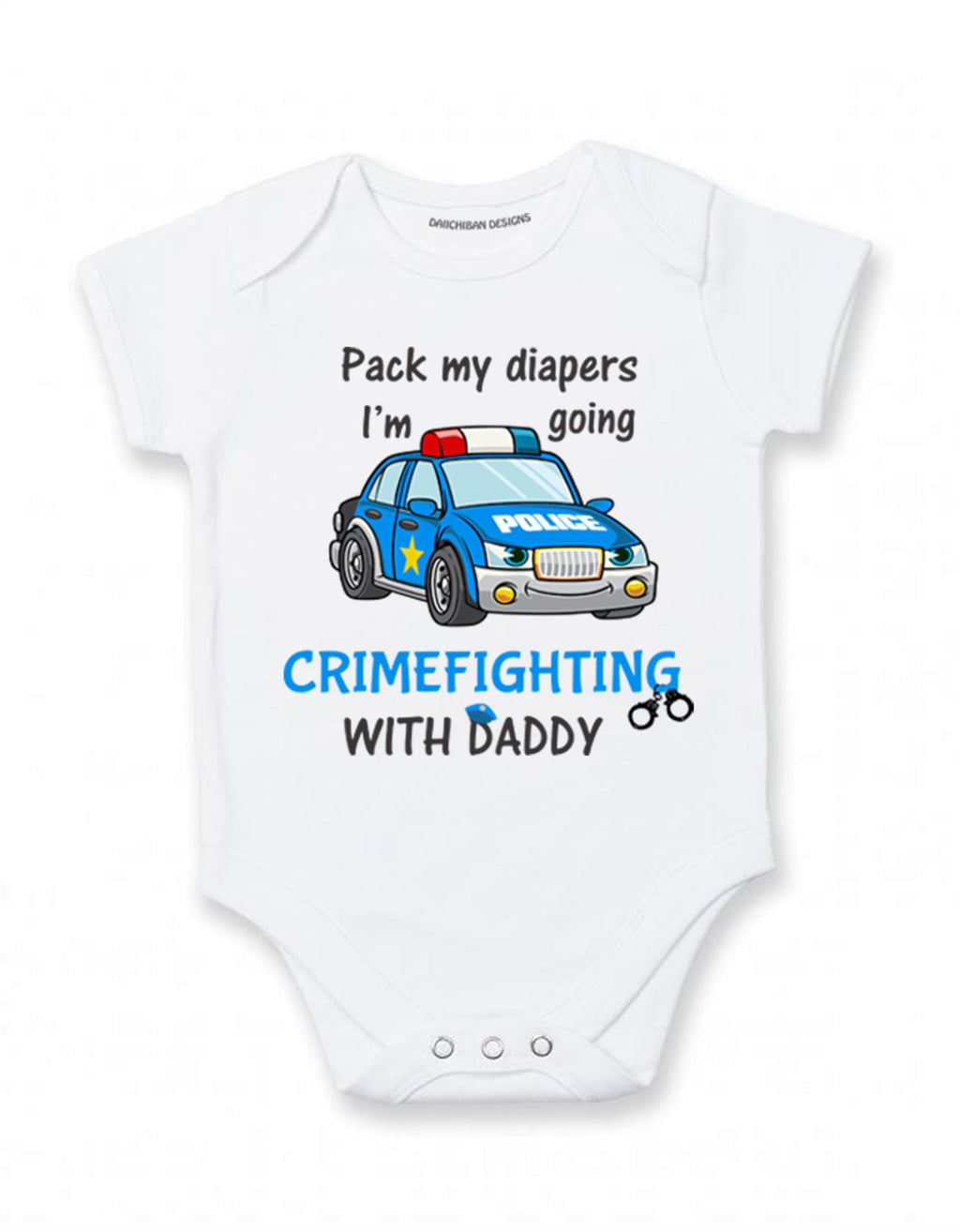 Police officers baby boy clothes Funny baby police gift