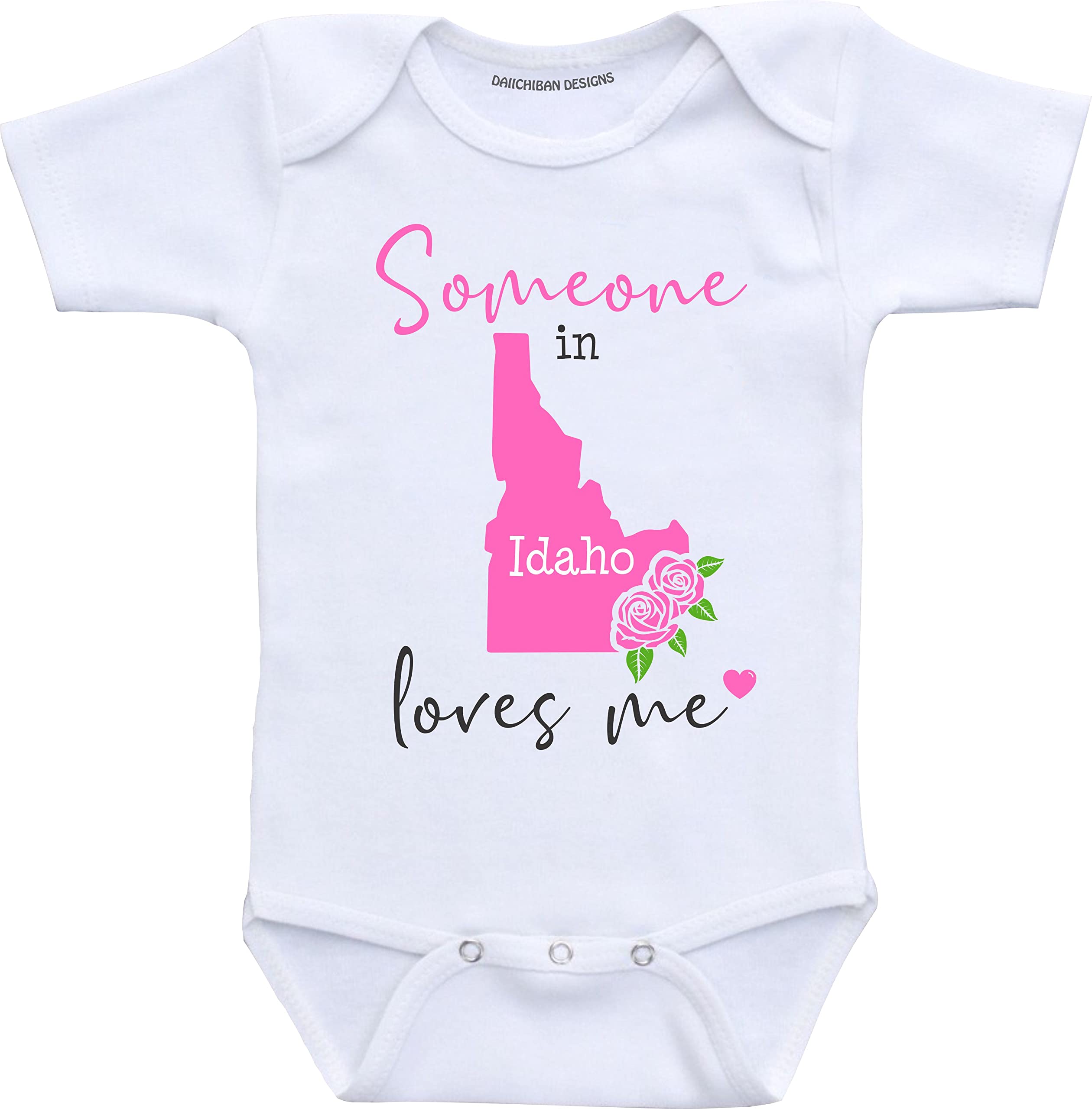 Daiichiban Designs Someone in Colorado loves me baby gifts customizable