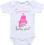 Daiichiban Designs Someone in California loves me baby gifts customizable