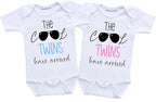 Daiichiban Designs Twin baby boy clothes Funny Twins baby gifts for boys