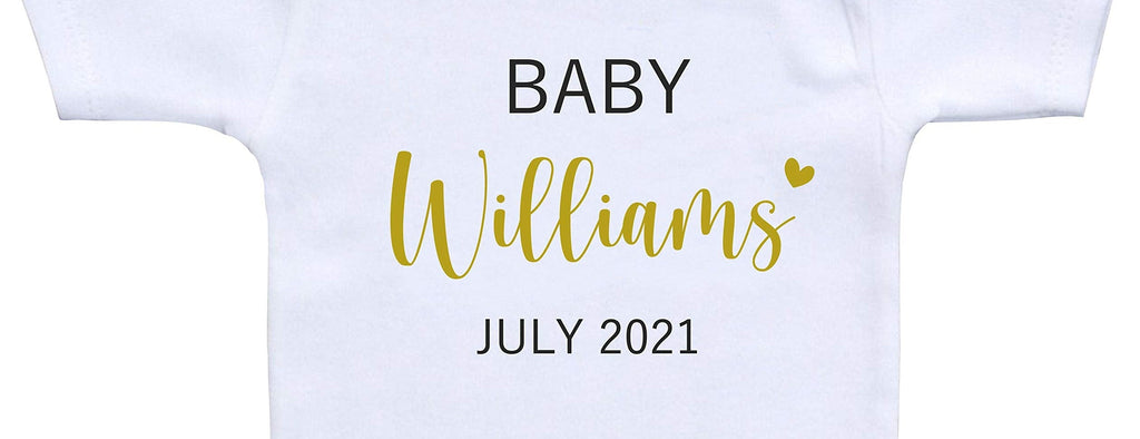 Daiichiban Designs Custom pregnancy announcement shirt baby reveal ideas