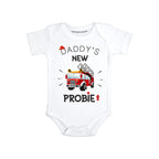 Daddys New Probie Firefighter baby clothes