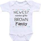 Personalized Baby Clothes with Name Home Coming Baby Outfit