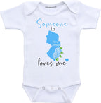 Daiichiban Designs Someone in Arkansas loves me baby gifts customizable