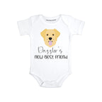 Personalized Dog baby clothes Golden Retriever baby gifts