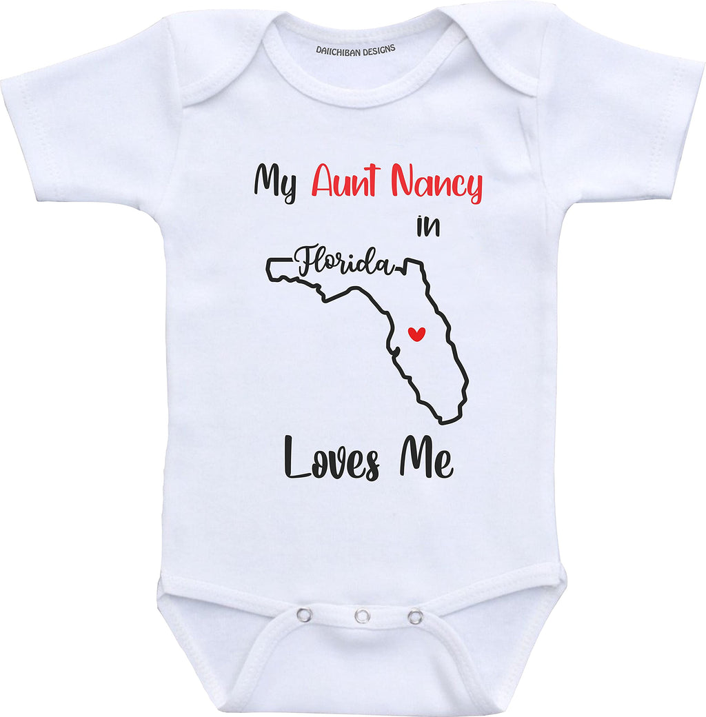 Daiichiban Designs My Aunt in Colorado loves me customized Auntie baby clothes