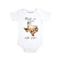 Daiichiban Designs Personalized Baby Bodysuit – “Made in Texas with Love” with Custom State Option