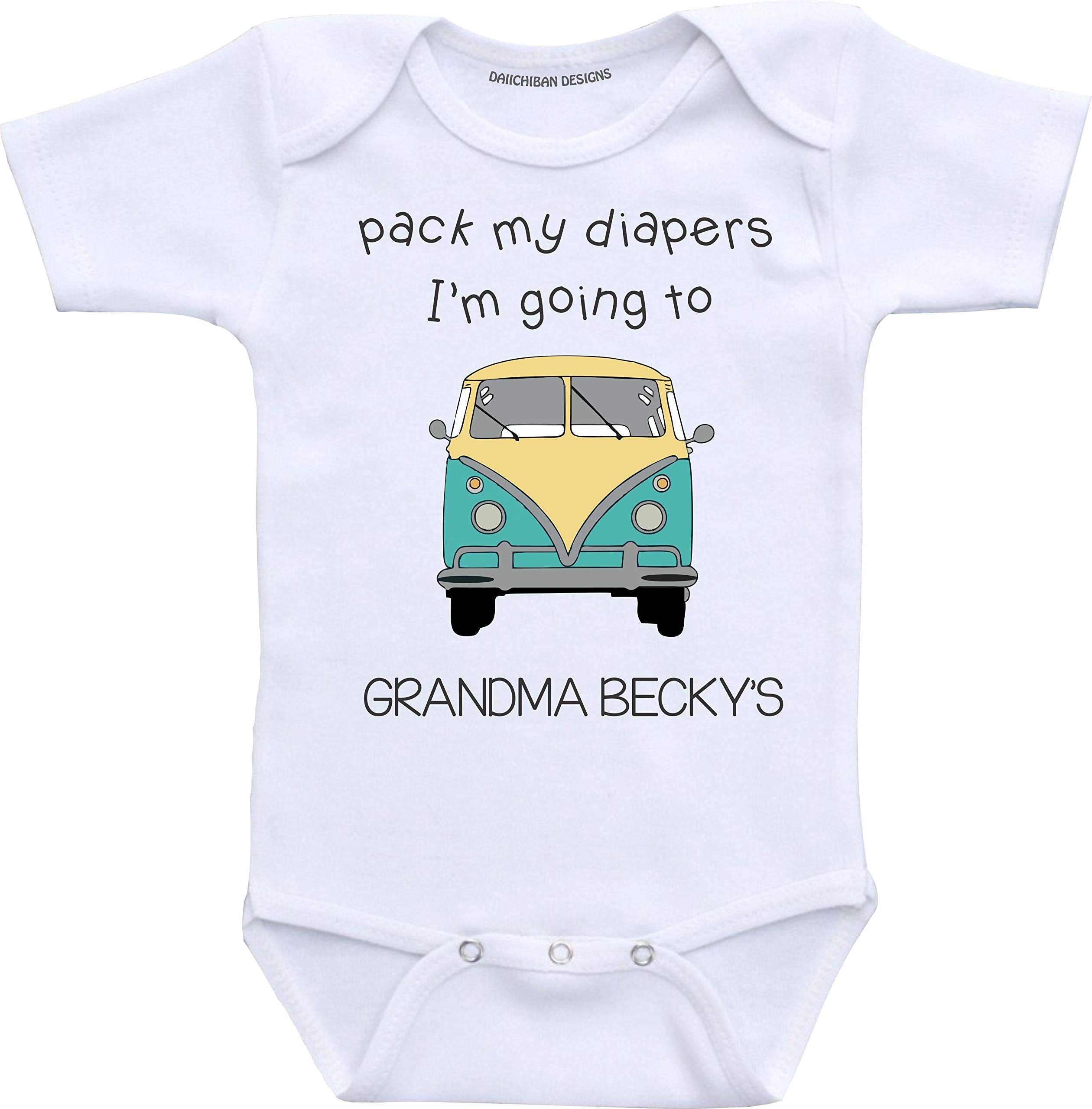 Daiichiban Designs Grandma custom for baby gifts from nana