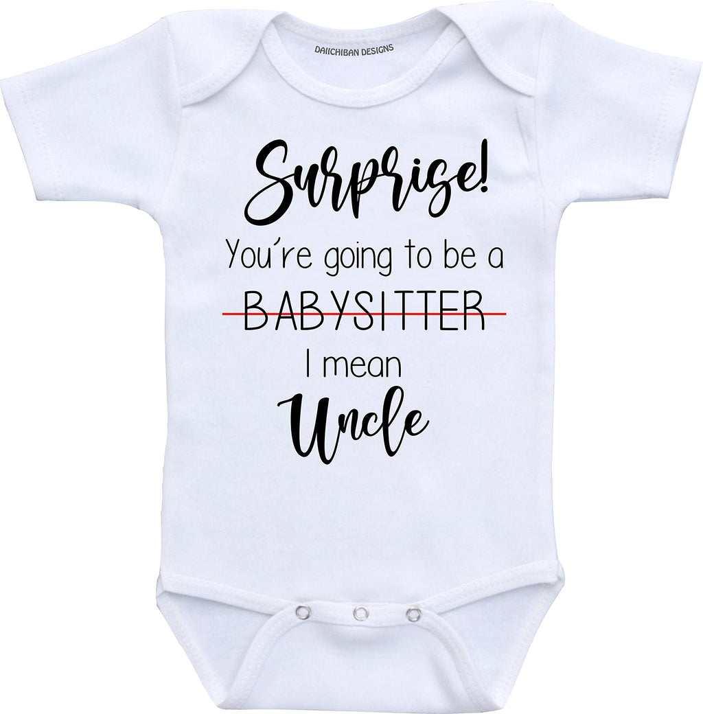 Daiichiban Designs Surprise pregnancy announcement for uncle baby reveal gifts
