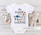 Daiichiban Designs My daddy is a Lawyer baby clothes