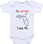 Daiichiban Designs My Aunt in California Loves Me Customs baby gifts from Aunt